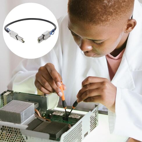 BESPORTBLE Mini SAS Sff-8088 to Sff-8088 26 Pin Internal Data Cable 0.5m for Server Storage Controller High-Speed Transmission Cable in Kuwait