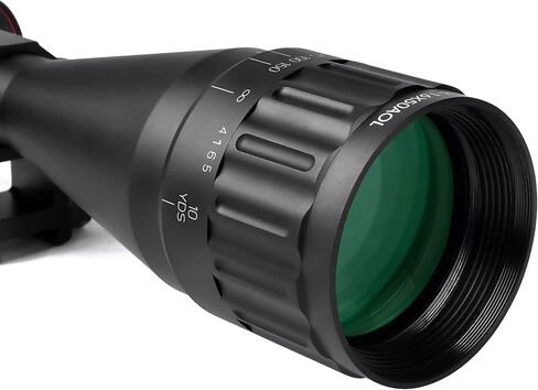 SNIPER Rifle Scope 4-16X50 AOL Hunting Rifle Scope/Red, Green Illuminated Mil Dot Reticle/Fully Multi-Coated Lens/Adjustable Objective (MT4-16x50AOL) in Saudi Arabia