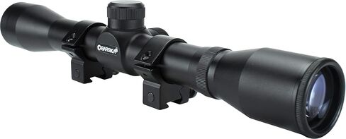 Barska Crosshair Reticle Rifle Scope for .22 Plinking & Rimfire Rifles - Optimal Precision with Rings for Shooting, Hunting, Target Practice in Saudi Arabia