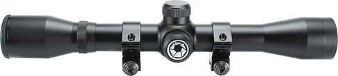 Barska Crosshair Reticle Rifle Scope for .22 Plinking & Rimfire Rifles - Optimal Precision with Rings for Shooting, Hunting, Target Practice in Saudi Arabia