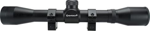 Barska Crosshair Reticle Rifle Scope for .22 Plinking & Rimfire Rifles - Optimal Precision with Rings for Shooting, Hunting, Target Practice in Saudi Arabia