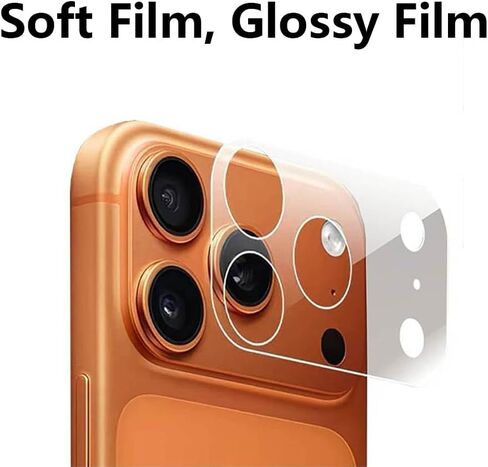 3 قطع من أفلام العدسات المجوفة اللامعة لهاتف iPhone 17 Pro Max in Saudi Arabia