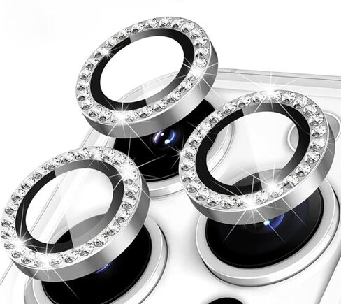 Camera Lens Film is Suitable for iPhone 16/17 Pro, 16/17 Pro Max, Compatible with iPhone 16/17 Flash Protection Film (for 16 17,Silver) in Saudi Arabia