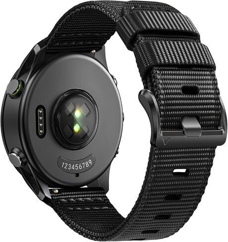 Rugged Nylon Watch Bands Compatible with Garmin Vivoactive 3/5/6, 20mm Quick Release Watch Band for Garmin Forerunner 165/245/55 in Saudi Arabia