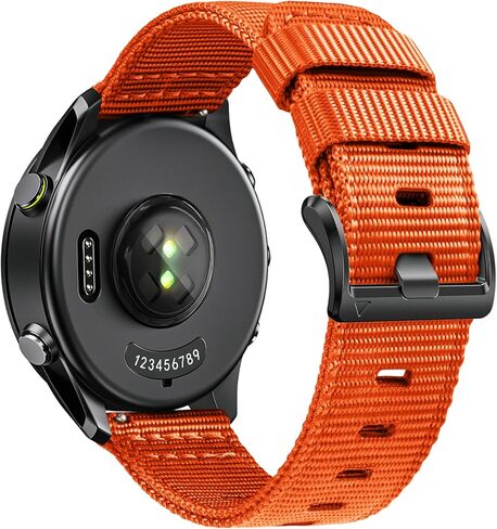 Rugged Nylon Watch Bands Compatible with Garmin Vivoactive 3/5/6, 20mm Quick Release Watch Band for Garmin Forerunner 165/245/55 in Saudi Arabia