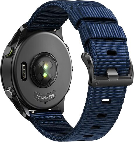 Rugged Nylon Watch Bands Compatible with Garmin Vivoactive 3/5/6, 20mm Quick Release Watch Band for Garmin Forerunner 165/245/55 in Saudi Arabia