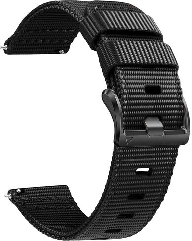 Rugged Nylon Watch Bands Compatible with Garmin Vivoactive 3/5/6, 20mm Quick Release Watch Band for Garmin Forerunner 165/245/55 in Saudi Arabia