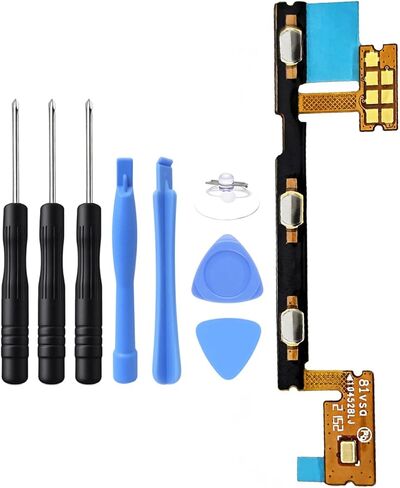 Ubrokeifixit Galaxy Tab A7 Lite T225 كابل مرن بزر تشغيل/إيقاف التشغيل، كابل مرن بزر الصوت الجانبي بديل لهاتف Samsung Galaxy Tab A7 Lite 8.7 بوصة T225 T220 T227U 2021 (T225) in Kuwait