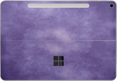 غلاف الكمبيوتر اللوحي متوافق مع Microsoft Surface Pro 12 بوصة (2025) - فرشاة هوائية أرجوانية - غطاء لاصق واقٍ من الفينيل الفاخر 3M - سهل الاستخدام | صُنع في الولايات المتحدة الأمريكية بواسطة MightySkins in Kuwait