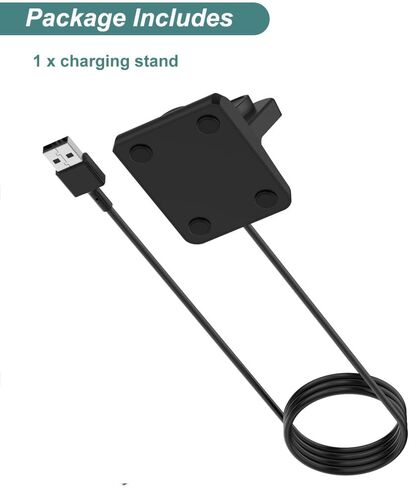 Charger for Fitbit Versa 4/3, Sense 2/1, Smart Watch Charging Stand Dock with 3.3ft USB Cable Cord in Saudi Arabia