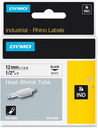 Dymo LABEL, DYMO RHINO, WHITE 1/2" x 5 in Saudi Arabia