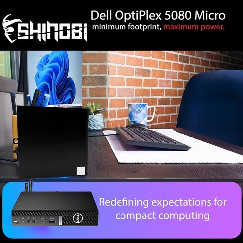 Dell OptiPlex 5080 Micro PC | Intel Core i5-10500T | 16GB RAM | 512GB NVMe | Windows 11 Pro | Built in AX210 WiFi 6E+BT 5.3 | Mini PC | Pc Monitor Mount (Renewed) in Saudi Arabia