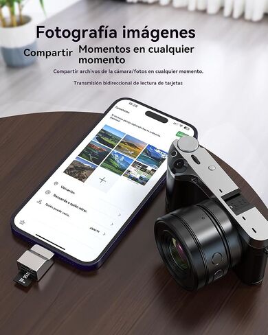 محول Lightning إلى Micro SD قارئ بطاقات USB 3.0 (2 في 1) قارئ بطاقات TF معتمد من MFI لكابل Apple OTG ومحول كاميرا رقمية لهاتف iPhone 14 Pro Max لمحول iPad موصل Lightning Jack in Saudi Arabia