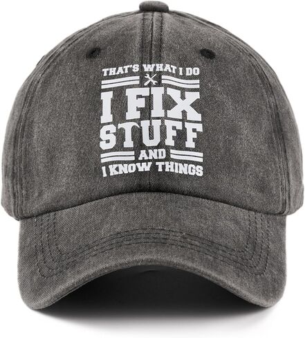 Cotton Baseball Cap Adjustable - Mens Gifts Ideas for Birthday, Dad Cap, Washed Dad Hat, Vintage Baseball Hat in Saudi Arabia