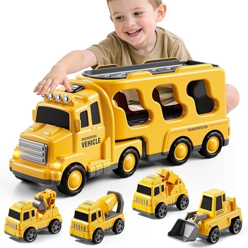 لعبة Bennol Toddler Toys لـ 1 2 3 3 4 5 6 سنوات أولاد ، 7 في 1 شاحنات سيارة النار مع حصيرة اللعب والهدايا ، هدايا عيد ميلاد للأطفال الصغار الأولاد الفتيات العمر 1-3 3-5 in Kuwait