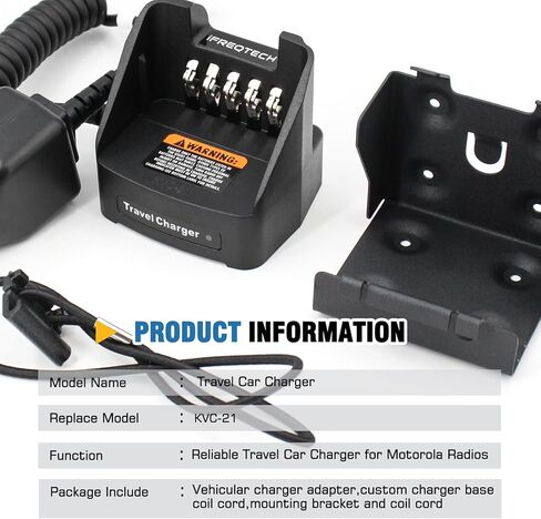 شاحن سفر بديل KVC-21 متوافق مع كينوود TK-2180 TK-3180 TK-5210 TK-5310 TK-5220 TK-5320 TK-5410 NX200 NX300 NX210 NX410 NX411 NX-5200 NX-5400 شاحن لاسلكي KNB-47L KNB-48L in Kuwait