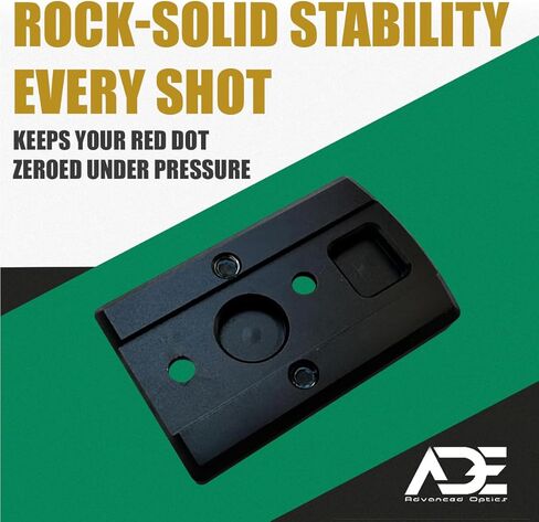 لوحة تركيب بصريات متقدمة من ADE لجهاز Ruger 57 / Ruger 5.7 - محول متوافق دقيق لبصمة RMR Red Dot - متوافق مع Holosun 407C/507C/508T، Trijicon RMR/SRO وADE RD3-020 Raptor in Kuwait