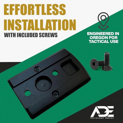 لوحة تركيب بصريات متقدمة من ADE لجهاز Ruger 57 / Ruger 5.7 - محول متوافق دقيق لبصمة RMR Red Dot - متوافق مع Holosun 407C/507C/508T، Trijicon RMR/SRO وADE RD3-020 Raptor in Kuwait