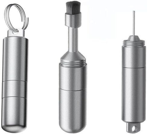 SIM Card Removal Tool with Keychain, Multi-Functional Ear Cleaning Brush, Two-in-One for Phone SIM Card Picker and Ear Cleaning, Suitable for iPhone for airpods and Android Devices in Saudi Arabia