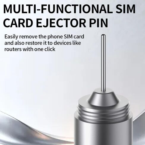 SIM Card Removal Tool with Keychain, Multi-Functional Ear Cleaning Brush, Two-in-One for Phone SIM Card Picker and Ear Cleaning, Suitable for iPhone for airpods and Android Devices in Saudi Arabia