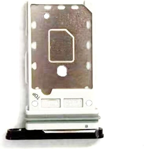 لعلبة بطاقات Samsung Galaxy S23 5G وحامل بطاقات Micro SD Sim جزء استبدال الحاوية (أسود) in Saudi Arabia