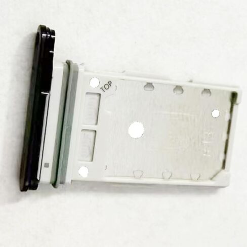 لعلبة بطاقات Samsung Galaxy S23 5G وحامل بطاقات Micro SD Sim جزء استبدال الحاوية (أسود) in Saudi Arabia