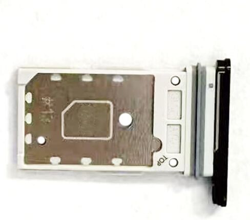 لعلبة بطاقات Samsung Galaxy S23 5G وحامل بطاقات Micro SD Sim جزء استبدال الحاوية (أسود) in Saudi Arabia