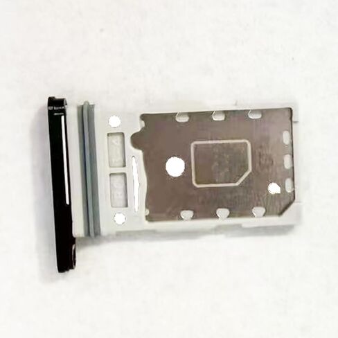 لعلبة بطاقات Samsung Galaxy S23 5G وحامل بطاقات Micro SD Sim جزء استبدال الحاوية (أسود) in Saudi Arabia