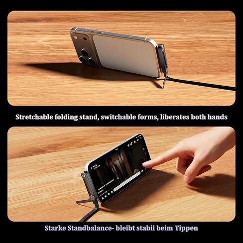 240W Invisible Stand Charging Cable, 2-in-1 Adjustable Phone Holder with 90° Angled USB-C Cord, 5ft Fast Charge Cable for iPhone 12-17, Smartphones, Tablets(1 Pcs) in Saudi Arabia