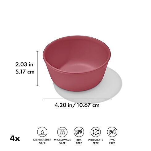 OXO Tot Stackable Mini Bowl Set 4pk - Dark in Saudi Arabia