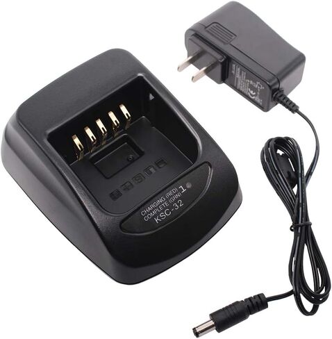 شاحن KSC-32 مع بطارية ليثيوم أيون KNB-33L 2000mAh متوافقة مع TK2180 TK3180 TK5210 TK5310 TK5410 NX-410 NX-411 in Saudi Arabia