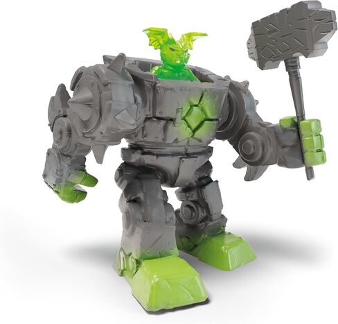 Schleich 42547 Toy Figure - Eldrador Mini Creatures Stone Robot (Eldrador Creatures) ، Mix in Saudi Arabia