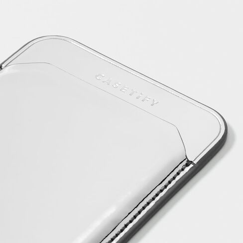محفظة وسادة CASETIFY Snappy [متوافقة مع Magsafe] - فضي in Saudi Arabia