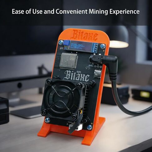 Bitcoin Miner 601 1.2TH/s ASIC Miner 17W Low Power BTC Miner BM1370 Lottery Miner Open-Source for Home Office High Efficiency Crypto Currency Miners for BTC Solo Mining Machine in Saudi Arabia