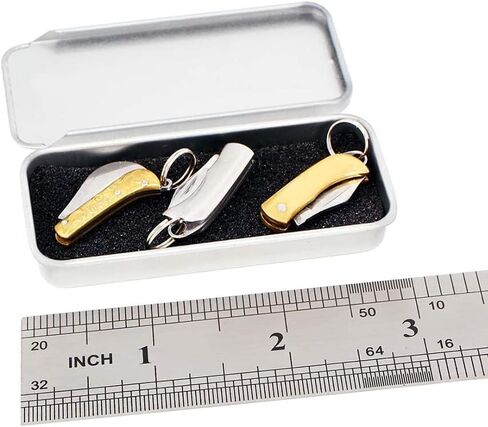 الجدة حزمة صغيرة صندوق القاطع أدوات سكين فتاحة ، المسرات الشرقية 2 بوصة EDC في الهواء الطلق 3 قطعة طقم أدوات سكين قابلة للطي in Kuwait