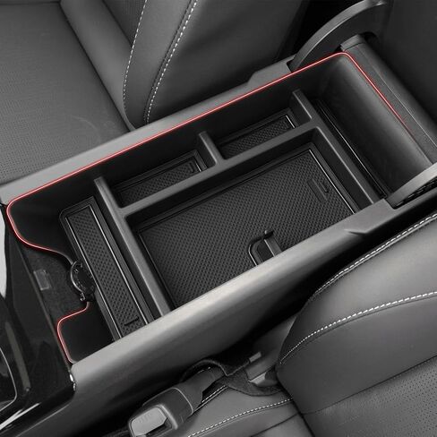 حامل العملات المعدنية من Autoorder لعام 2016-2023 ملحقات Toyota Tacoma وحدة التحكم المركزية حامل التغيير ABS منظم صندوق العملات المعدنية لوحدة التحكم المركزية المريحة Tacoma صينية إدراج ثانوية in Kuwait