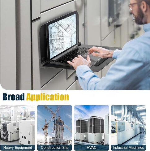 عبوتان من حامل الكمبيوتر المحمول المغناطيسي، محطة عمل محمولة مع حقيبة و3 مغناطيسات قوية جدًا، حامل كمبيوتر محمول بسعة 50 رطلًا متصل بنظام التدفئة والتهوية وتكييف الهواء والشاحنات والجدران ومنصة إصلاح معدات ورش العمل in Kuwait