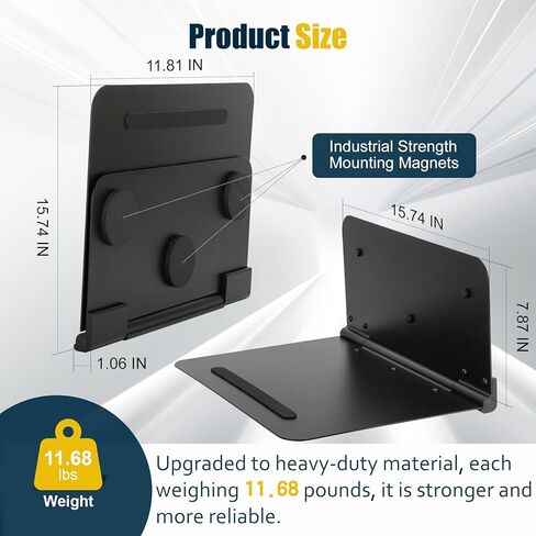 عبوتان من حامل الكمبيوتر المحمول المغناطيسي، محطة عمل محمولة مع حقيبة و3 مغناطيسات قوية جدًا، حامل كمبيوتر محمول بسعة 50 رطلًا متصل بنظام التدفئة والتهوية وتكييف الهواء والشاحنات والجدران ومنصة إصلاح معدات ورش العمل in Kuwait