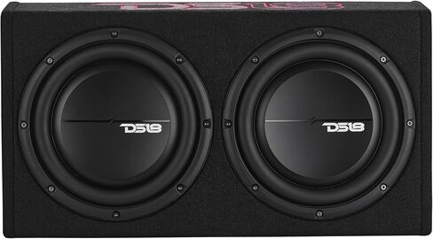 DS18 PU210 مضخم صوت محمل مقاس 10 بوصات + حاوية مشعاع سلبي | 700 وات كحد أقصى | صندوق فرعي صغير الحجم للشاحنة | تحميل نهائي 2 أوم | مضخم صوت عميق أسفل/خلف المقعد للشاحنات الصغيرة in Saudi Arabia