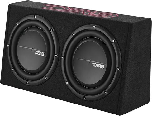 DS18 PU210 مضخم صوت محمل مقاس 10 بوصات + حاوية مشعاع سلبي | 700 وات كحد أقصى | صندوق فرعي صغير الحجم للشاحنة | تحميل نهائي 2 أوم | مضخم صوت عميق أسفل/خلف المقعد للشاحنات الصغيرة in Saudi Arabia