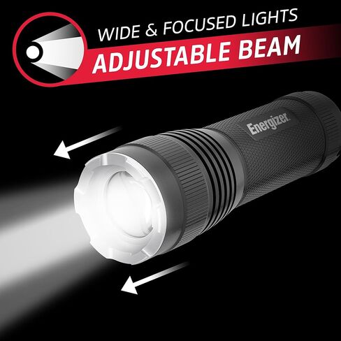 مصابيح إنرجايزر T-300 LED (3 عبوات)، ضوء فلاش ساطع لـ EDC التكتيكي، والتخييم، وحالات الطوارئ (البطاريات متضمنة) in Kuwait