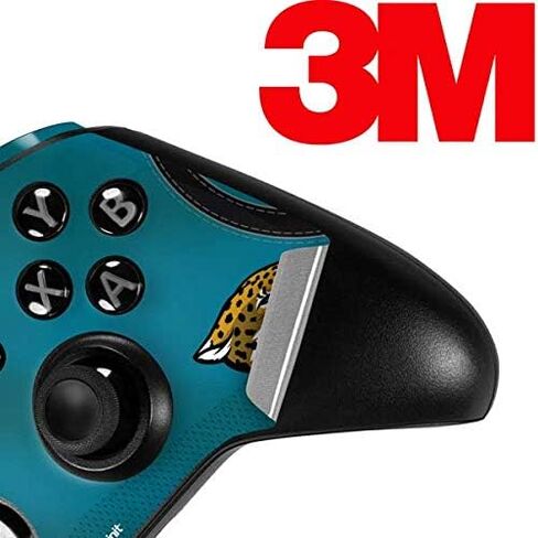 ملصق Skinit المخصص للألعاب متوافق مع وحدة تحكم Xbox One Elite - تصميم جيرسي لفريق NFL Jacksonville Jaguars مرخص رسميًا in Saudi Arabia