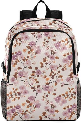 Lightweight Casual Waterproof Daypack Lightweight Packable Hiking Backpack,18.5" Foldable Travel Backpack for College,Hiking,Gym​,Leaf Pattern (14) Design in Saudi Arabia