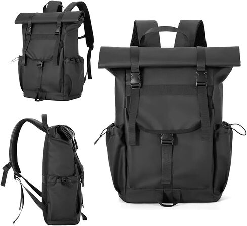 Waterproof Backpack -23L, Freely Adjustable Size With a Large Capacity of 17L to 23L, Suitable for Sports, Outdoor Activities, Mountaineering, Cycling, Hiking, Camping, Kayaking, Fishing in Kuwait
