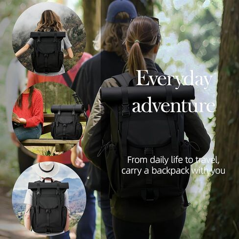Waterproof Backpack -23L, Freely Adjustable Size With a Large Capacity of 17L to 23L, Suitable for Sports, Outdoor Activities, Mountaineering, Cycling, Hiking, Camping, Kayaking, Fishing in Kuwait