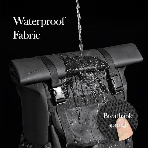 Waterproof Backpack -23L, Freely Adjustable Size With a Large Capacity of 17L to 23L, Suitable for Sports, Outdoor Activities, Mountaineering, Cycling, Hiking, Camping, Kayaking, Fishing in Kuwait