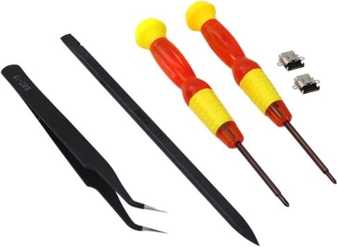 USB Type C Charging Port Socket Jack Replacement Tool Kit for Nintendo Switch in Saudi Arabia