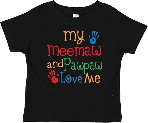 تي شيرت Inktastic My Meemaw وPawpaw Love Me Baby in Kuwait