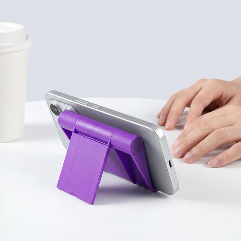 2 Pack Cell Phone Stand for Desk Foldable Mobile Phone Holders Adjustable Tablet Stand for Desktop Kitchen Travel Compatible with All Smartphones in Kuwait