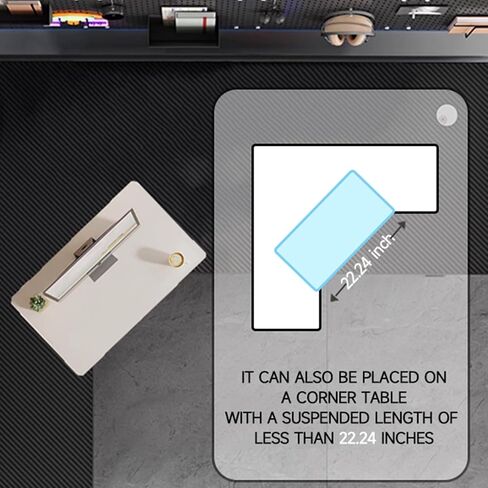 31.5 بوصة محول مكتب دائمة العمال ، اعتصام قابلة للتعديل قائم بمكتب الناهض مع صينية لوحة المفاتيح ، Riser محطة عمل سطح المكتب لجهاز الكمبيوتر المحمول كمبيوتر المكتب المنزلي الأسود in Kuwait